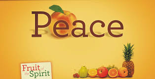 Peace fruit of the spirit